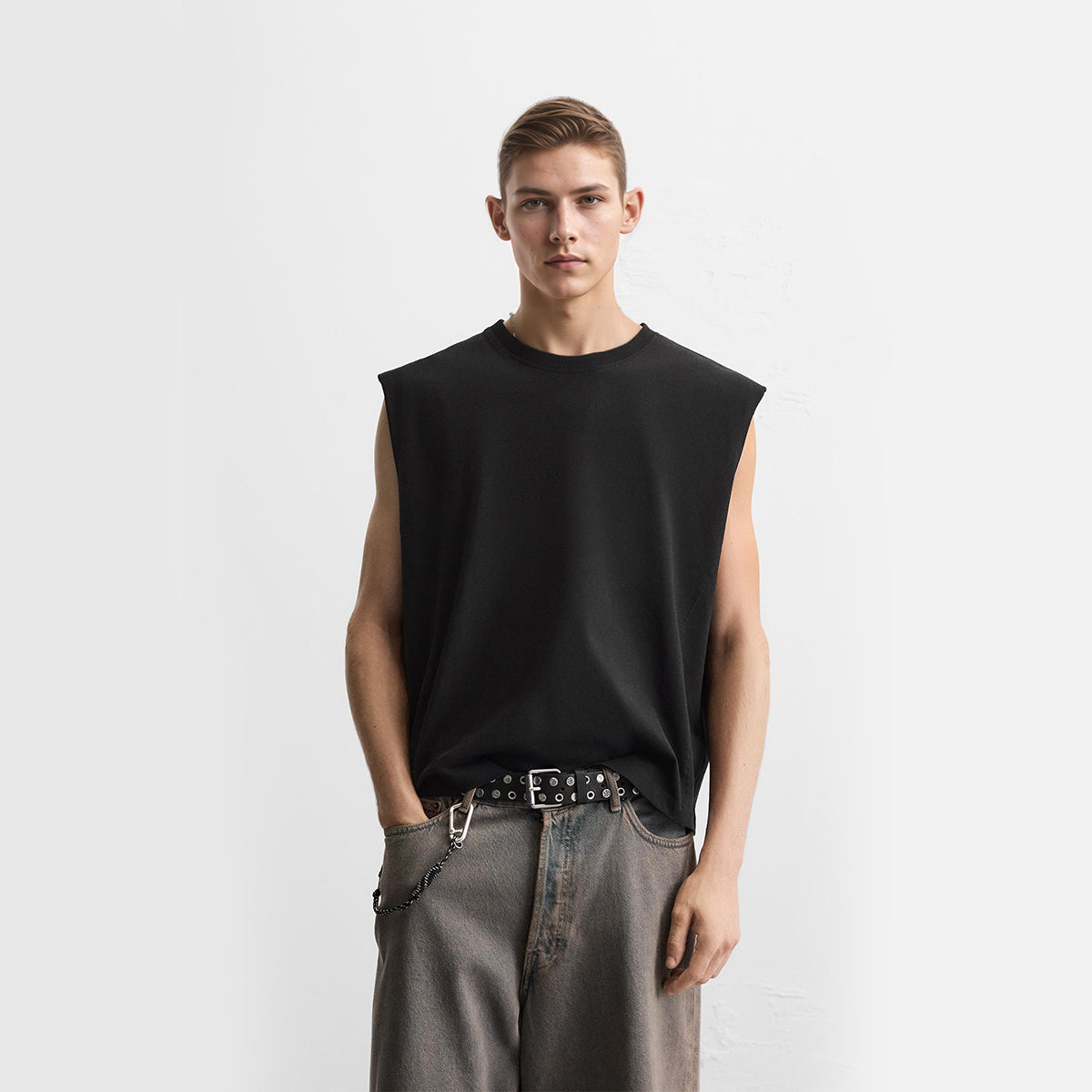 Unisex Cropped Boxy