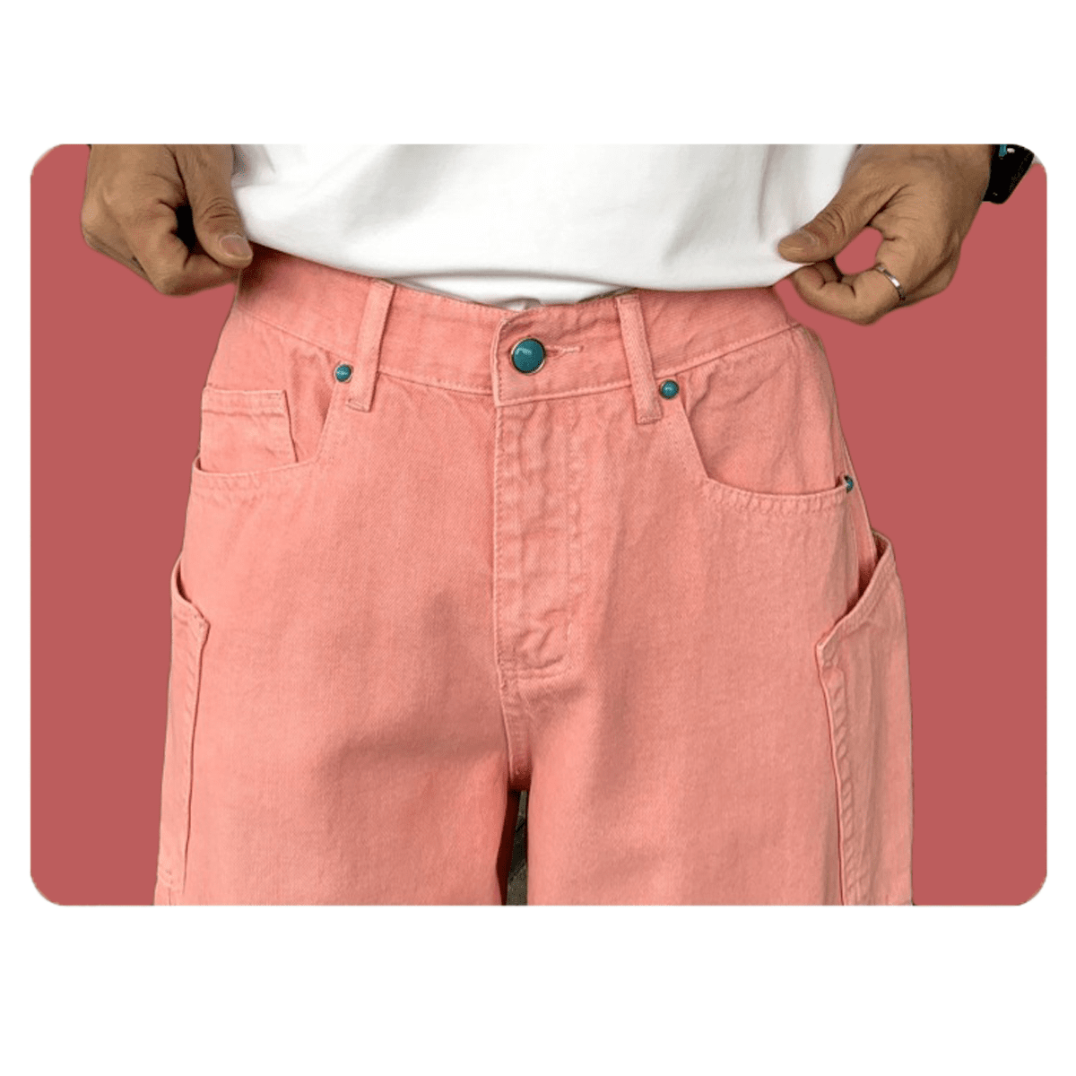 Unisex Loose Fit Straight-Leg Jeans with Soft Washed Finish