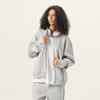 Unisex Fleece Zip-Up Baseball Jacket（360GSM）