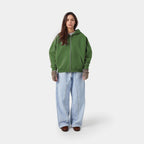 Unisex Cropped Double-Zip Hoodie