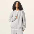 Unisex Fleece Zip-Up Baseball Jacket