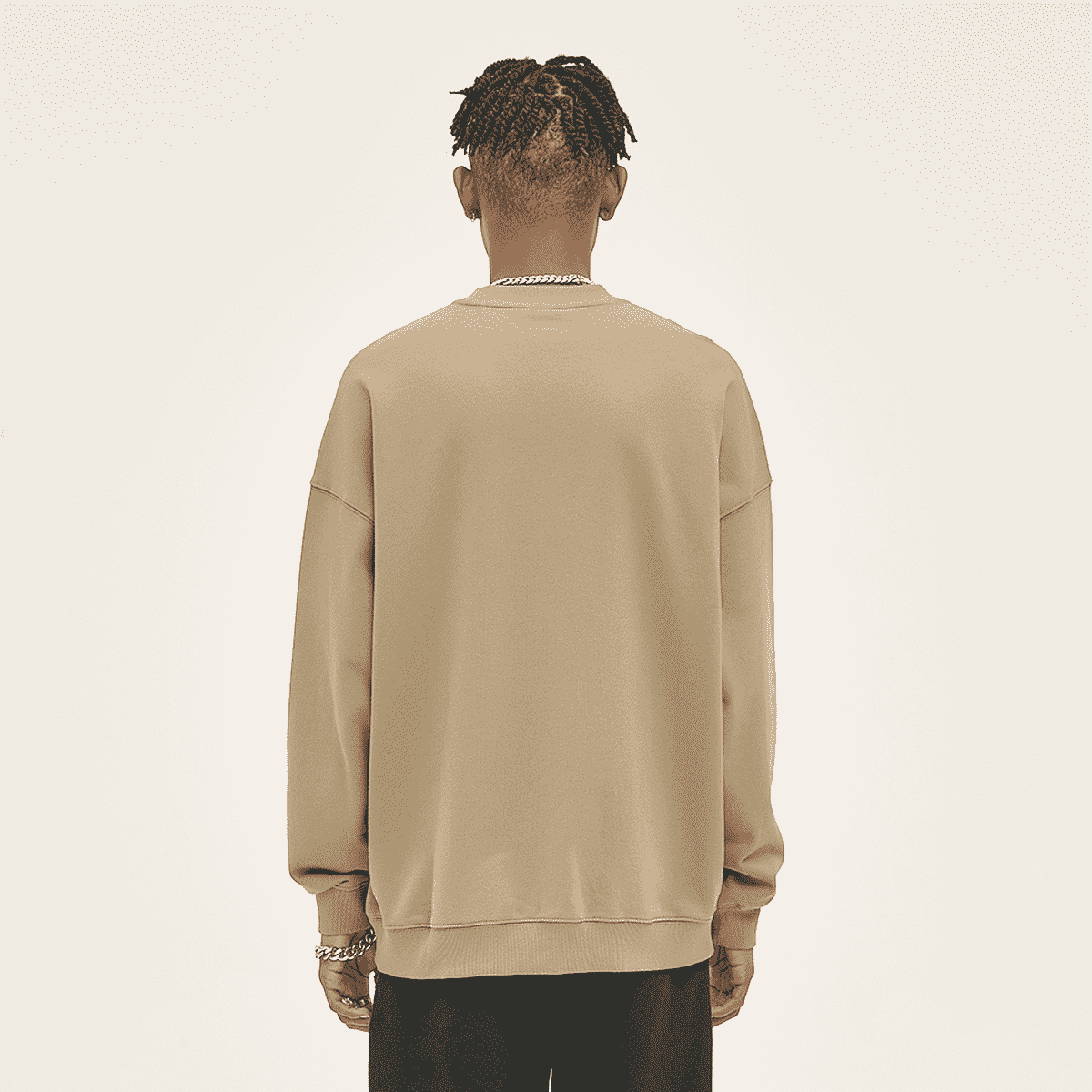 Unisex 100% Cotton Lightweight Oversize Crewneck Sweatshirt (290 GSM)