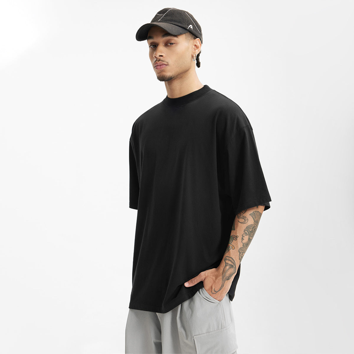 Unisex 40S Combed Cotton Oversized T-shirt(235g)