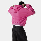 Unisex Cropped Double-Zip Hoodie