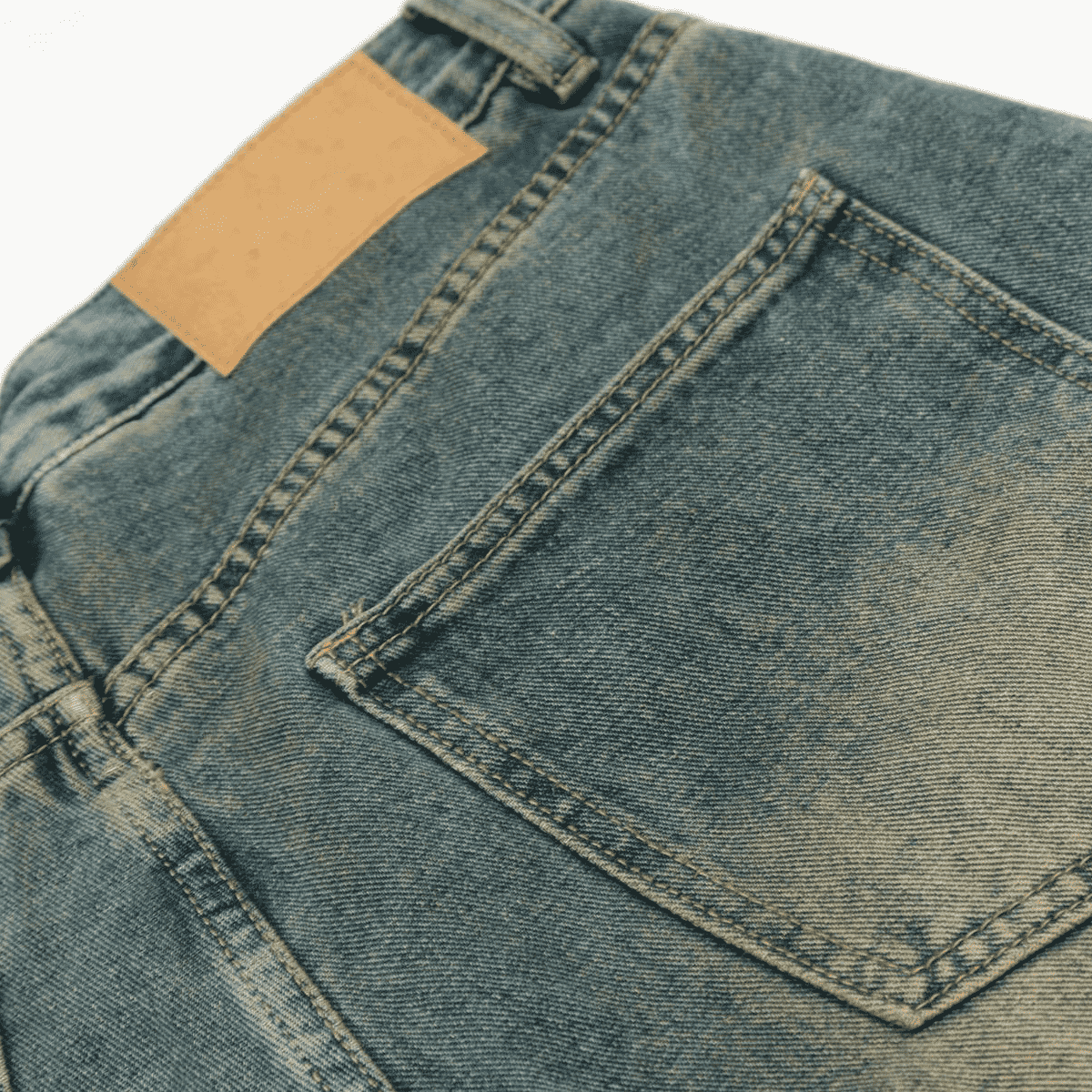 Unisex Camouflage Denim Shorts