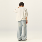 Mens Cropped Terry T-shirt