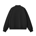 Unisex Fleece Zip-Up Baseball Jacket（360GSM）