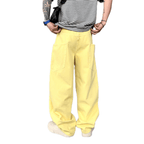 Unisex Loose Fit Straight-Leg Jeans with Vintage Washed Finish