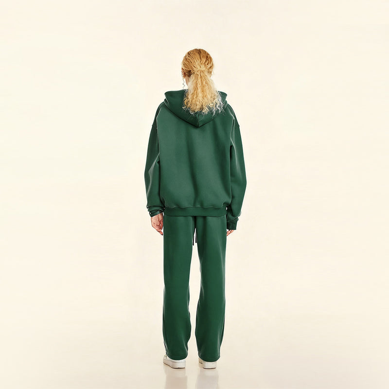 Unisex Fleece Zip-up Oversized Hoodie