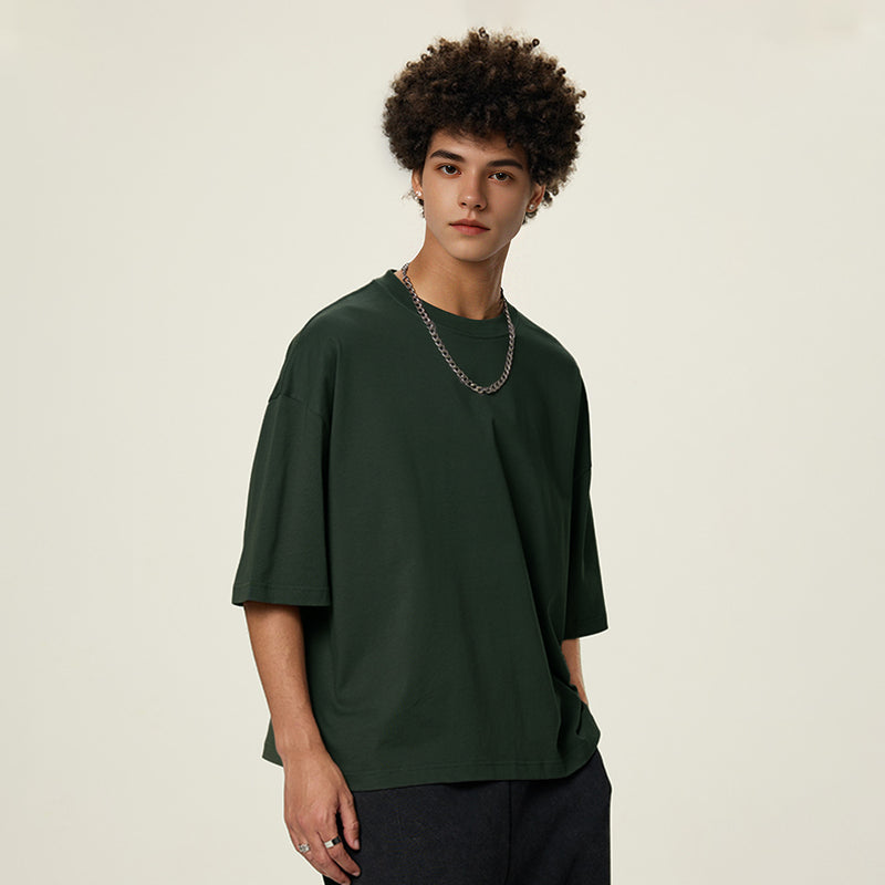 Unisex Cropped Loose T-shirt(280GSM)