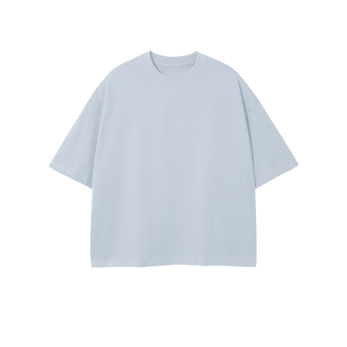 Unisex Cropped Oversized T-Shirt in Soft Combed Cotton