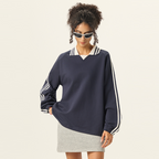 Unisex Contrast Collar Sweatshirt（380GSM）