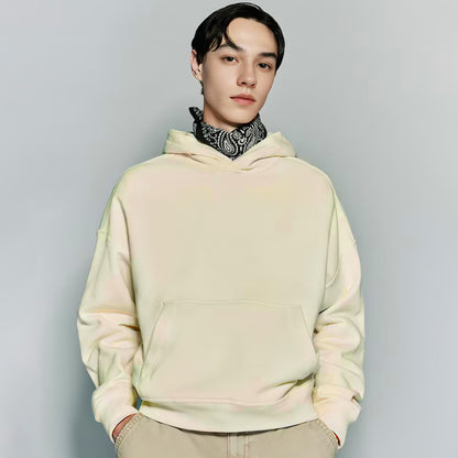 Unisex Cropped Drop Shoulder Heavyweight Oversized Hoodie(460GSM)