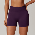 Seamless High-Waisted Yoga Shorts