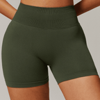Seamless High-Waisted Yoga Shorts