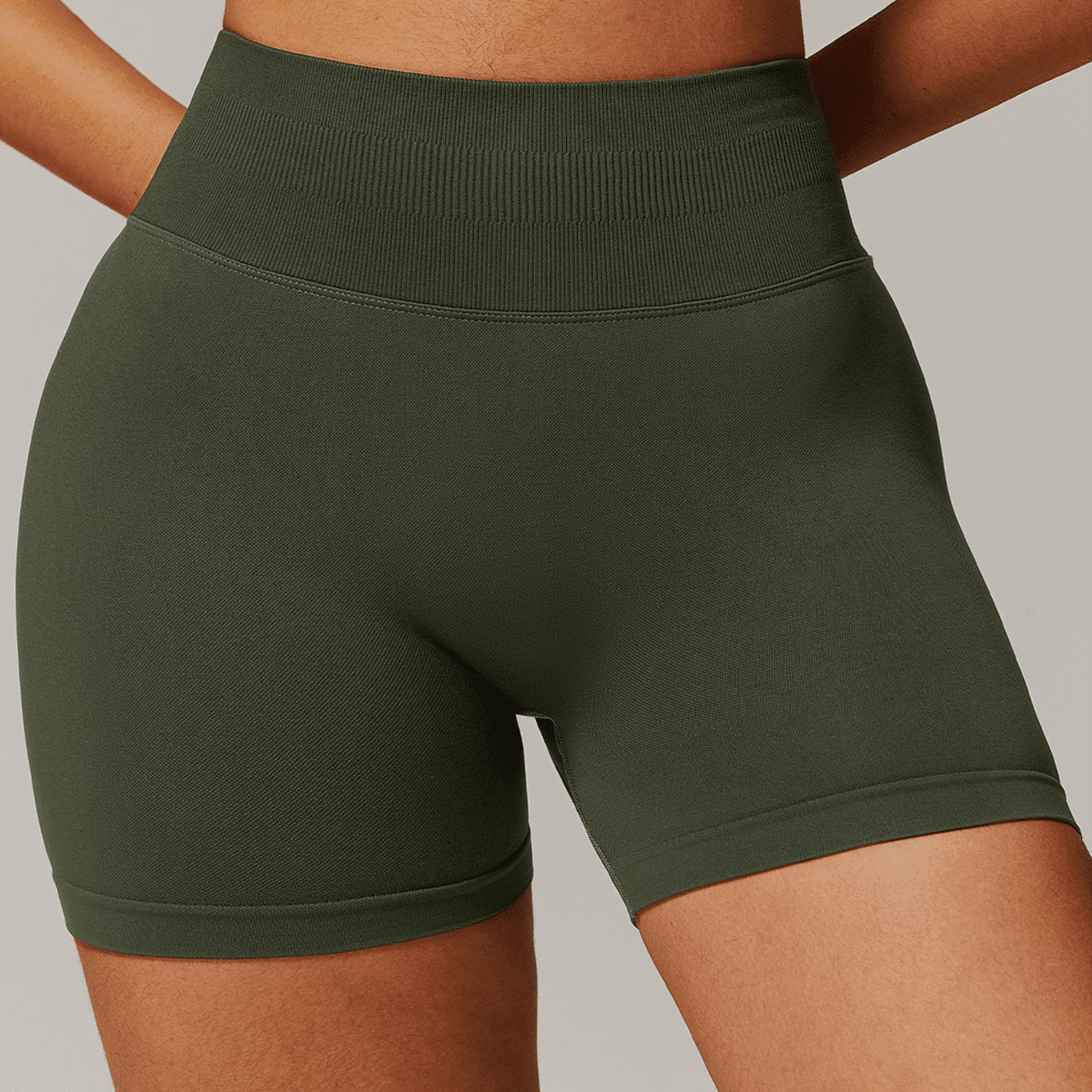 Seamless High-Waisted Yoga Shorts 121