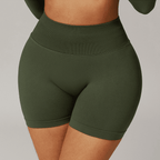 Seamless High-Waisted Yoga Shorts 121