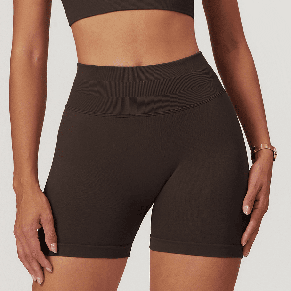 Seamless High-Waisted Yoga Shorts 121