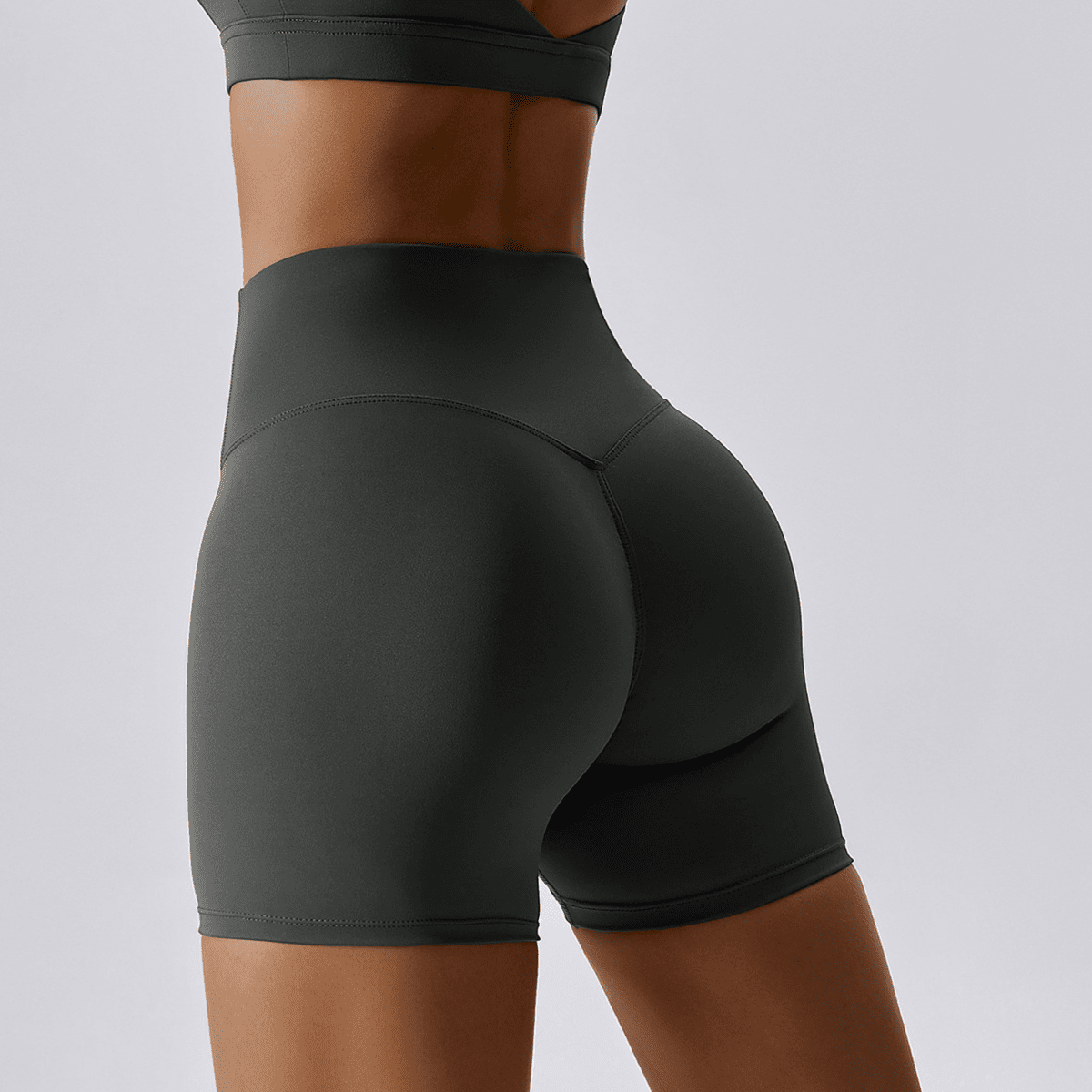 CloudFeel High-Waisted Compression Yoga Shorts