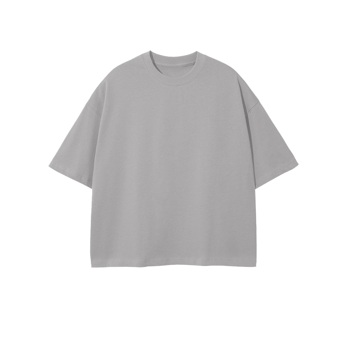 Unisex  Combed Cotton Cropped Oversized