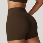 CloudFeel High-Waisted Compression Yoga Shorts