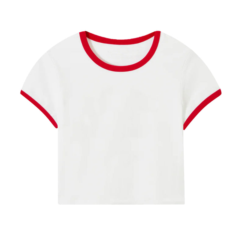 Core Baby Tee Color Ribbing(200GSM)