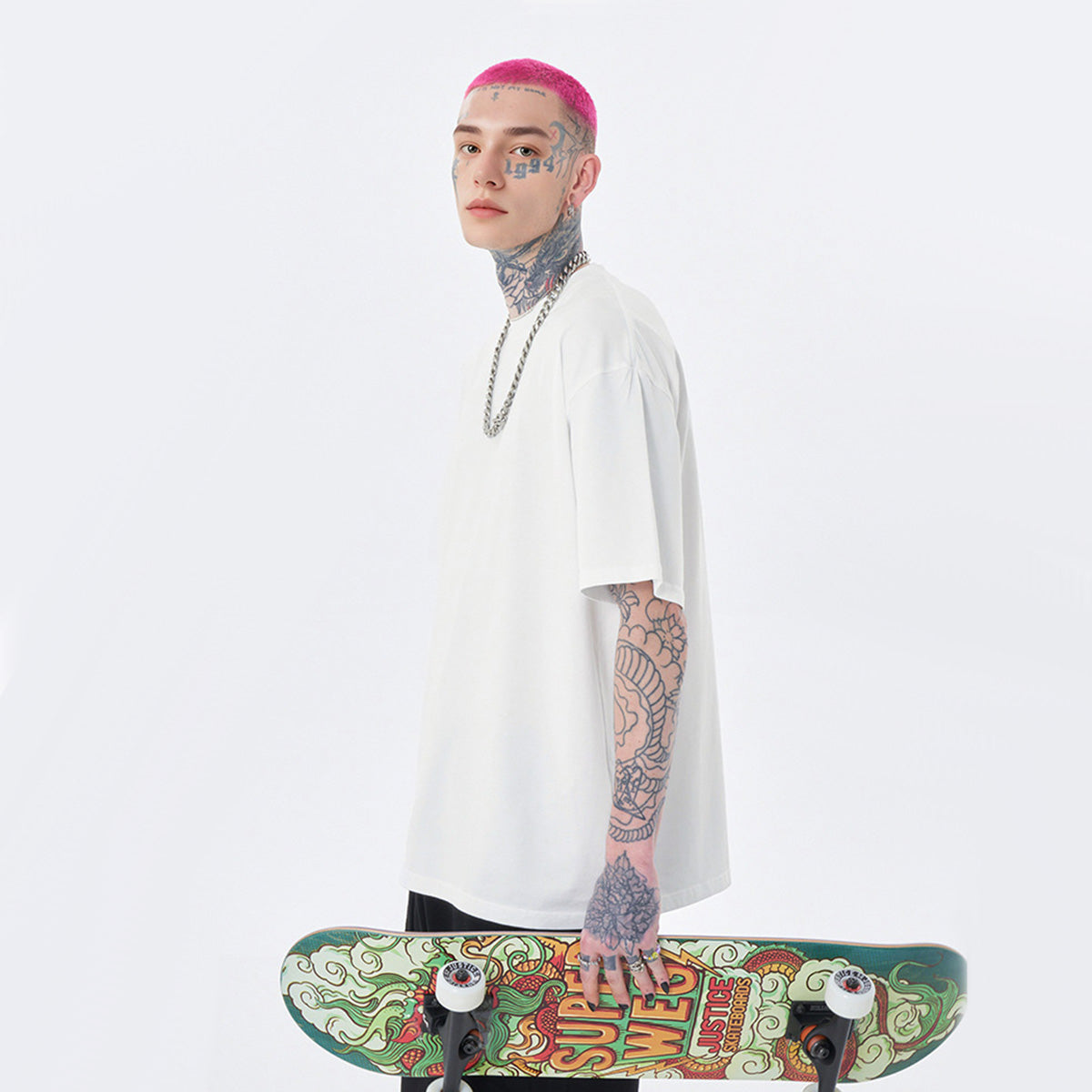 Unisex Glow in the Dark Oversized T-Shirt(240GSM)