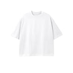 Unisex 100% Combed Cotton Cropped Oversized T-shirt (250g)