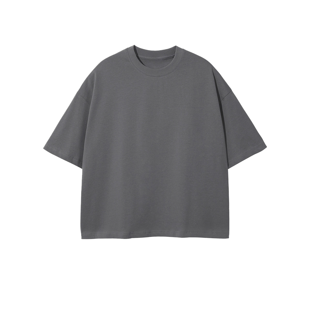 Unisex  Combed Cotton Cropped Oversized