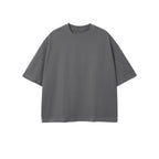 Unisex 100% Combed Cotton Cropped Oversized T-shirt