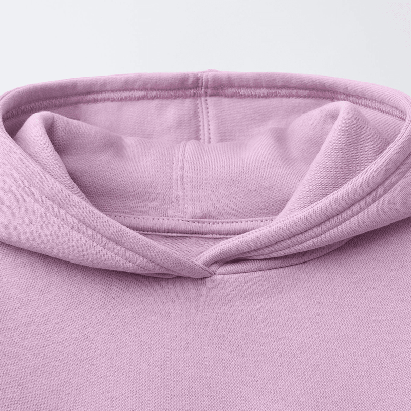 Kids’ Pink French Terry Crewneck Sweatshirt（405GSM）