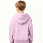 Kids’ Pink French Terry Crewneck Sweatshirt（405GSM）