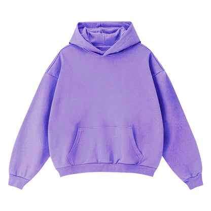 Unisex Cropped Drop Shoulder Heavyweight Oversized Hoodie(460GSM)