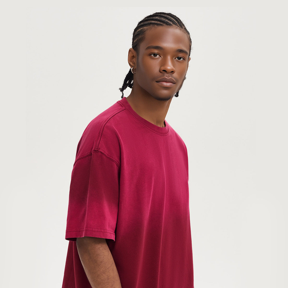 260GSM 100% Cotton Washed Vintage Tie-dye Oversized T-shirt