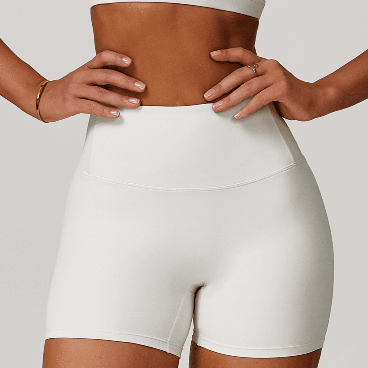 CloudFeel High-Waisted Compression Yoga Shorts