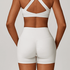 CloudFeel High-Waisted Compression Yoga Shorts