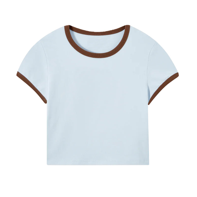Core Baby Tee Color Ribbing(200GSM)