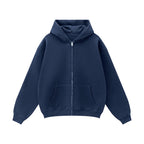 Unisex Fleece Zip-up Oversized Hoodie(380GSM)