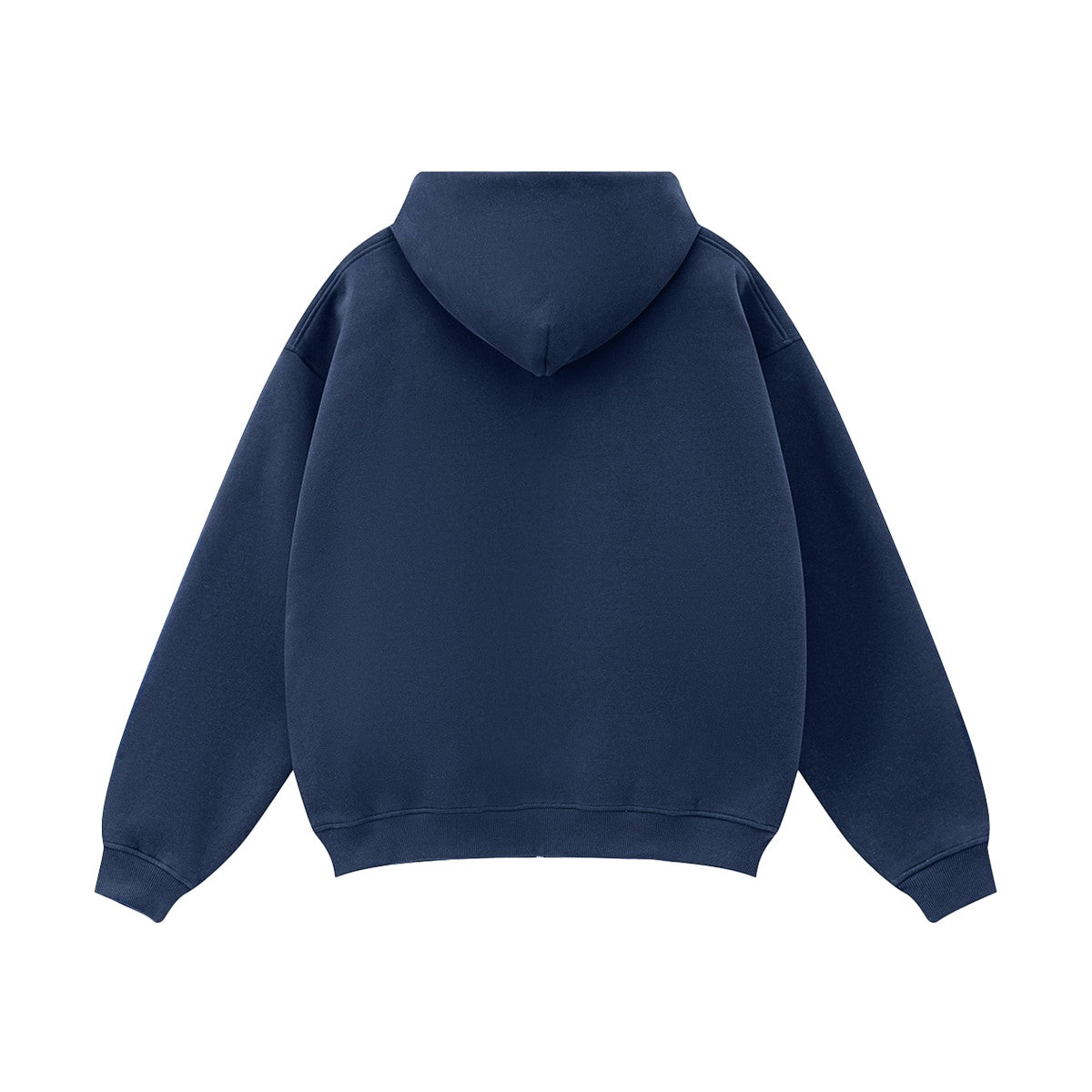 Unisex Fleece Zip-up Oversized Hoodie