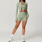 CloudFeel High-Waisted Compression Yoga Shorts