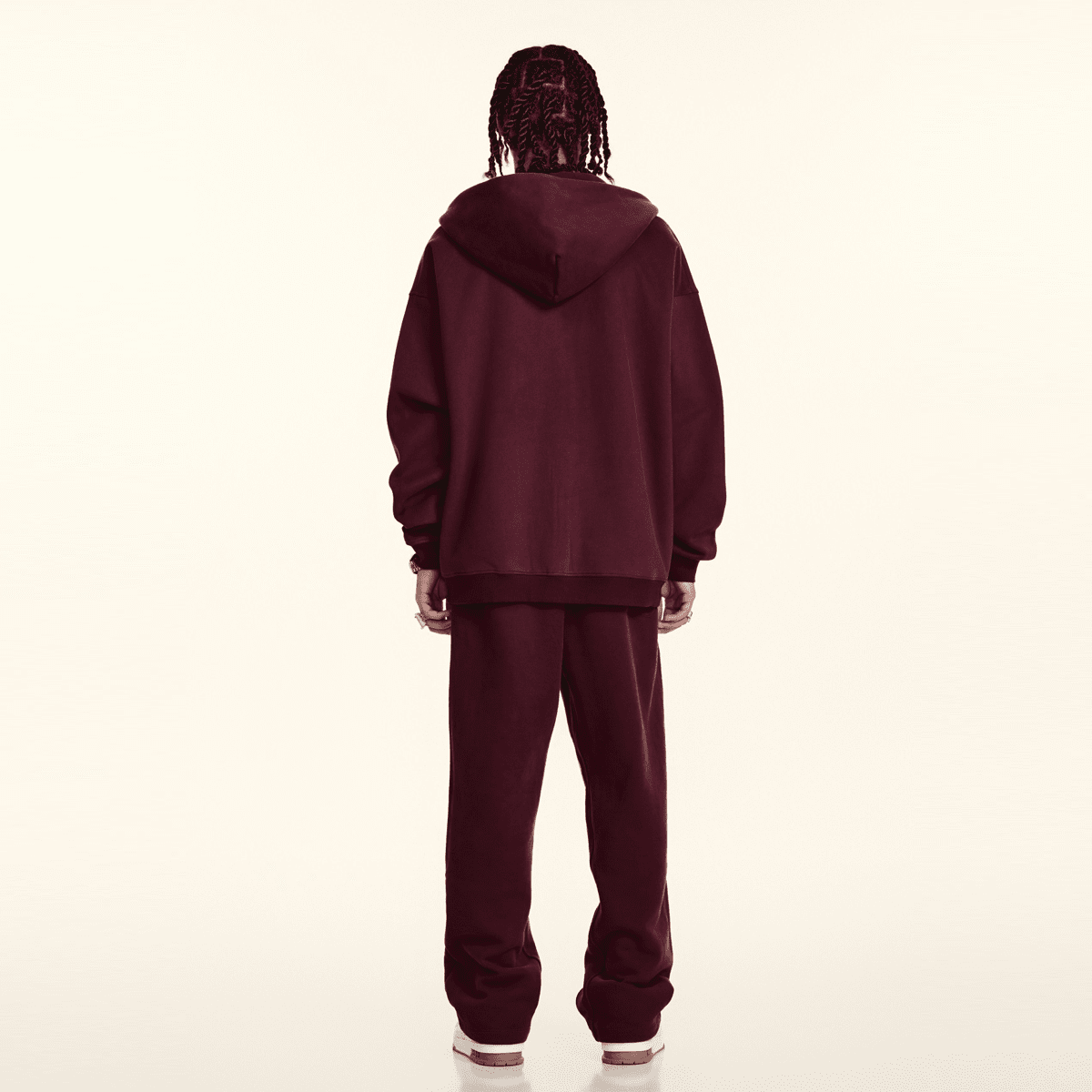 Unisex Fleece Zip-up Oversized Hoodie