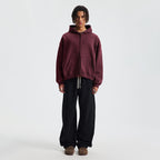 unisex cropped fleece hoodie