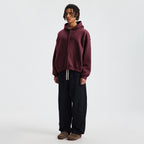 unisex cropped fleece hoodie