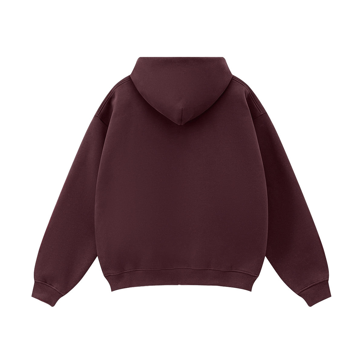 Unisex Fleece Zip-up Oversized Hoodie(380GSM)