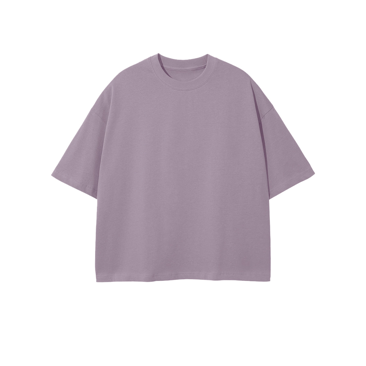 Unisex Cropped Oversized T-Shirt in Soft Combed Cotton
