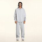 Unisex Fleece Zip-up Oversized Hoodie(380GSM)