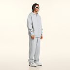 Unisex Fleece Zip-up Oversized Hoodie