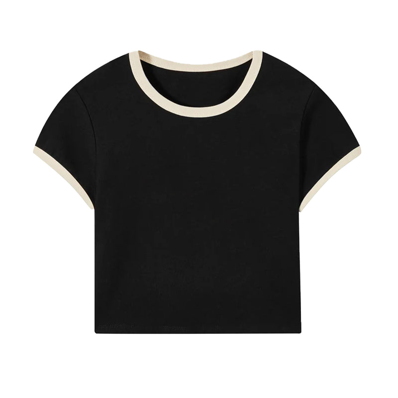 Core Baby Tee Color Ribbing(200GSM)