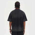 260GSM 100% Cotton Washed Vintage Tie-dye Oversized T-shirt