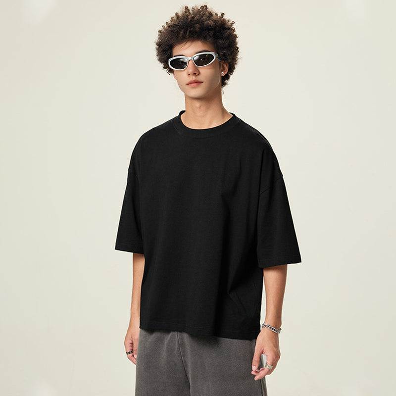 Unisex Cropped Loose T-shirt(280GSM)